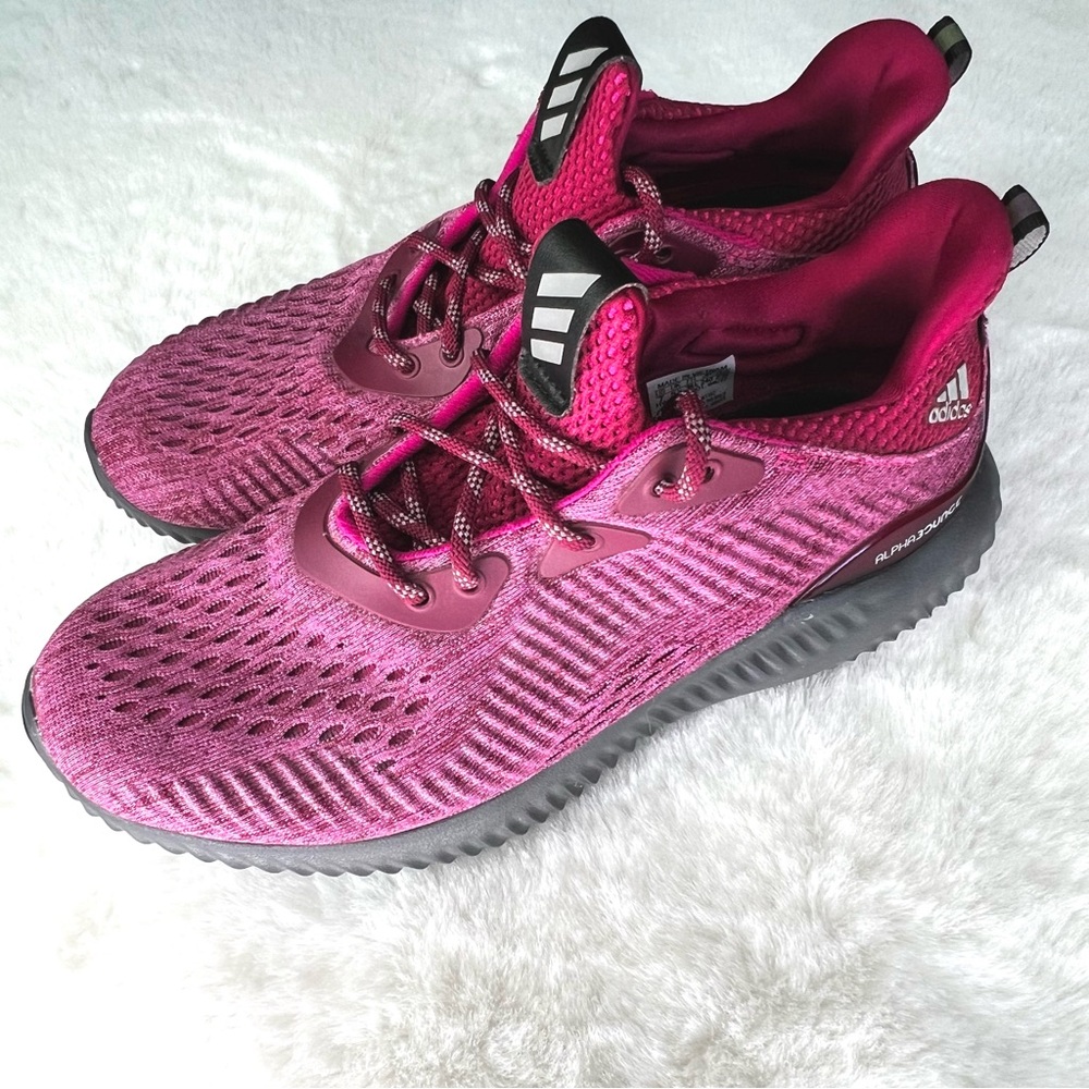 Adidas Alphabounce Running Shoes Color Ruby Size 7 NWT - Picture 10 of 15